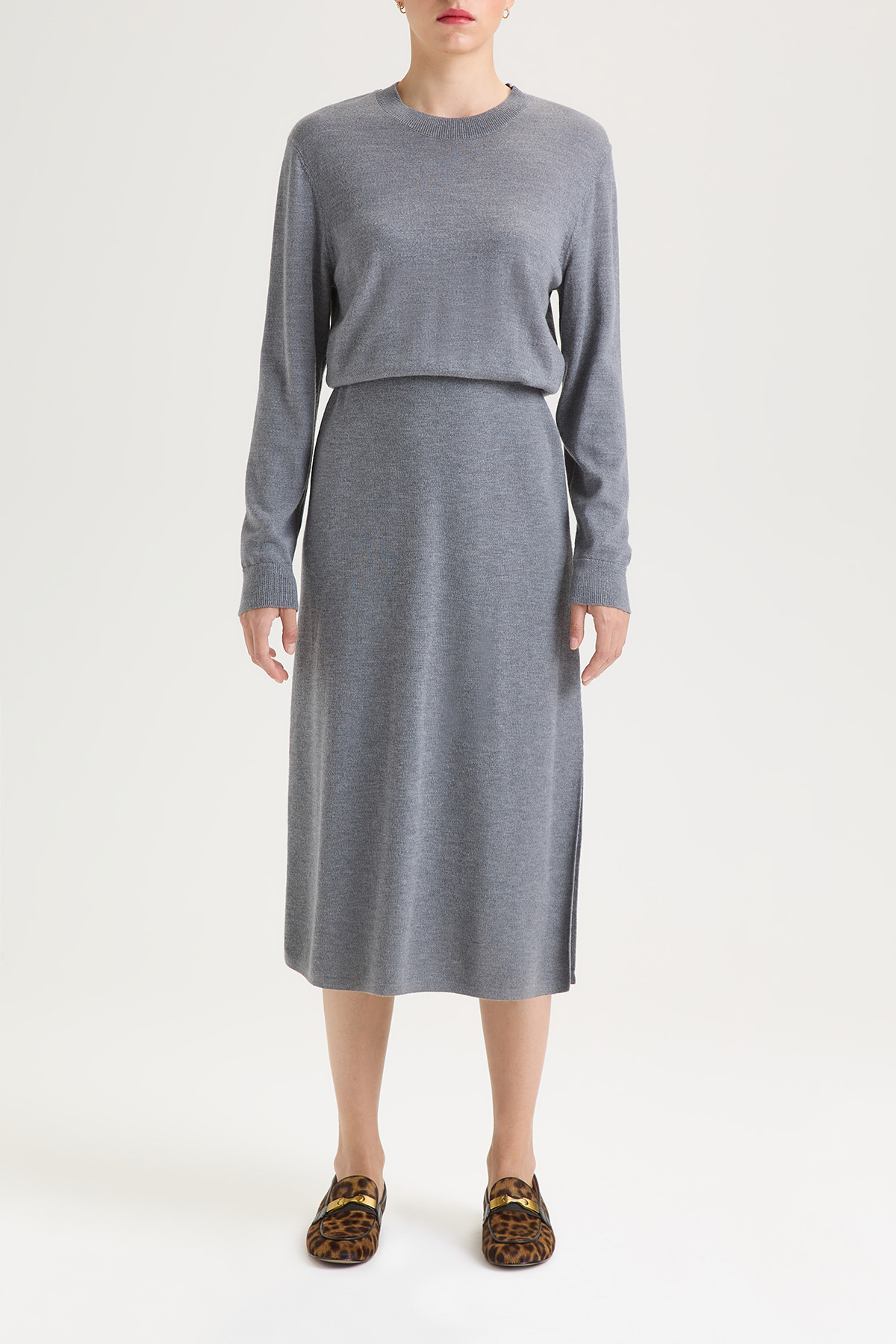 COLOURS OF THE WORLD DRESS Mercury Grey Malìparmi | Shop online