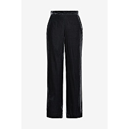 Black velvet 2024 evening trousers