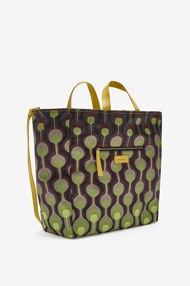 Double Face Shopping Tote Shoulder Bag