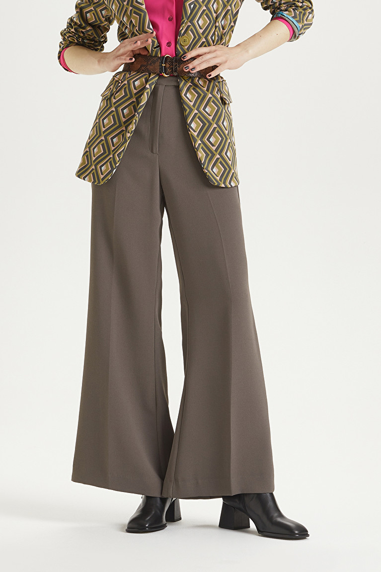 SABLÈ CREPE TROUSERS