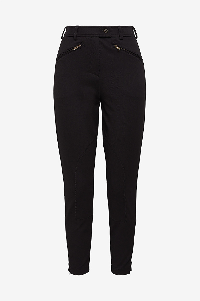 Akris Punto Houndstooth Zip Pockets Skinny Trouser Pants Womens Size 8 |  eBay