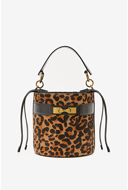 CUBO LEOPARD & LEATHER
