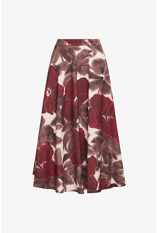 CAMOU FLOWER CADY SKIRT