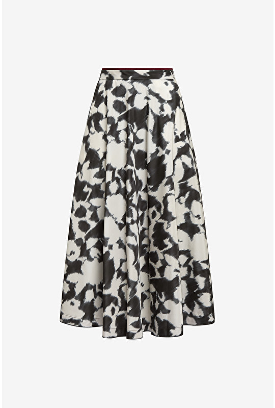 FOLIAGE CHINÉ SKIRT