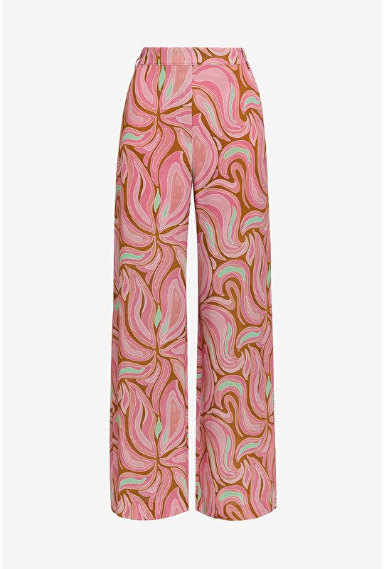 MARBLE GEORGETTE TROUSERS