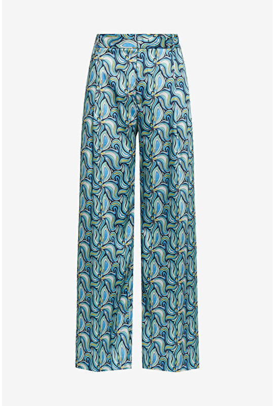 ZEPHYR PRINT TWILL TROUSERS