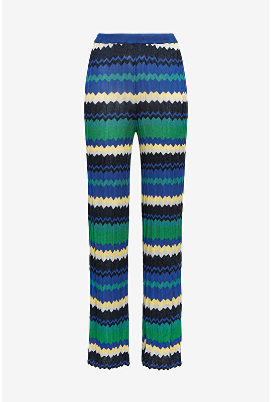 WAVES MIX STRIPES TROUSERS