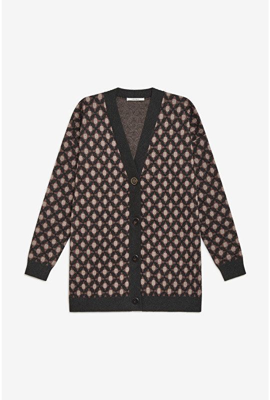 CARDIGAN LUCKY POIS JACQUARD