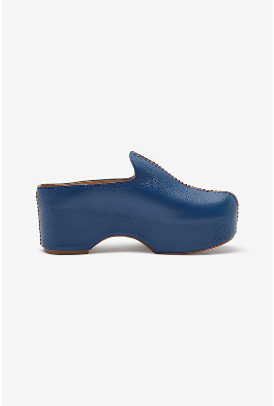 CLOGS TEXTURED LEATHER