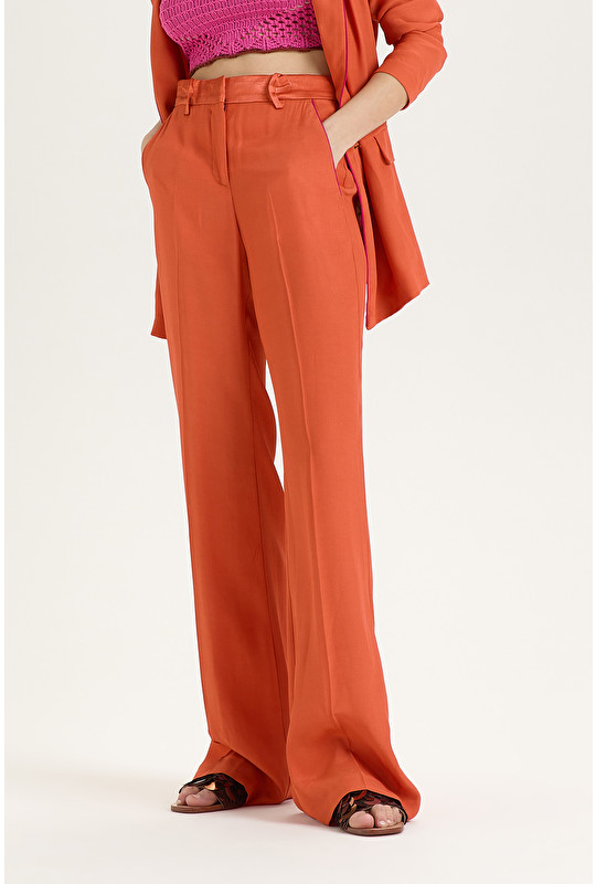 INVERSE SATIN TROUSERS
